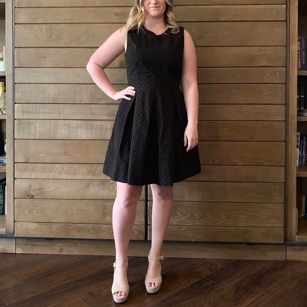 GAP Black Polka Dot Dress